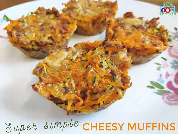 Super simple cheesy muffins