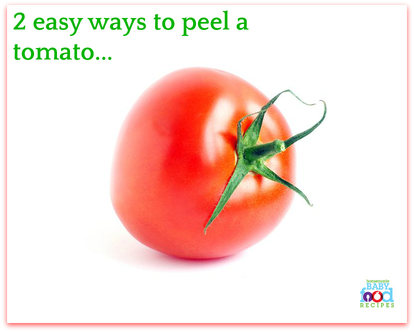 2 easy ways to peel a tomato