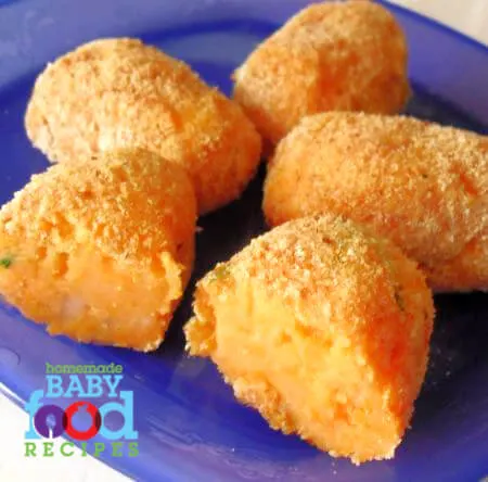 Baby's Baked Sweet Potato Croquettes