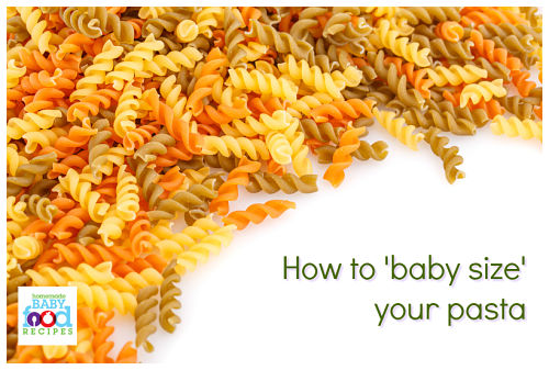 How to baby size your pasta