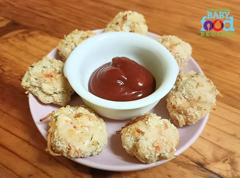 Baked chicken nuggets for baby