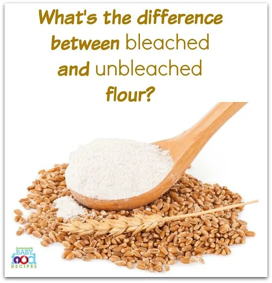 Difference between bleached and unbleached flour