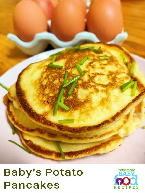 Baby's potato pancakes