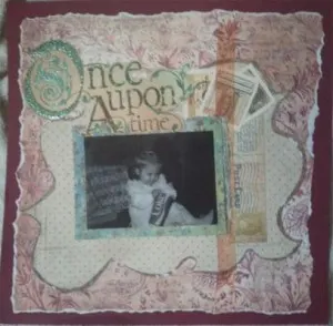 Homemade Christmas gift with baby photo