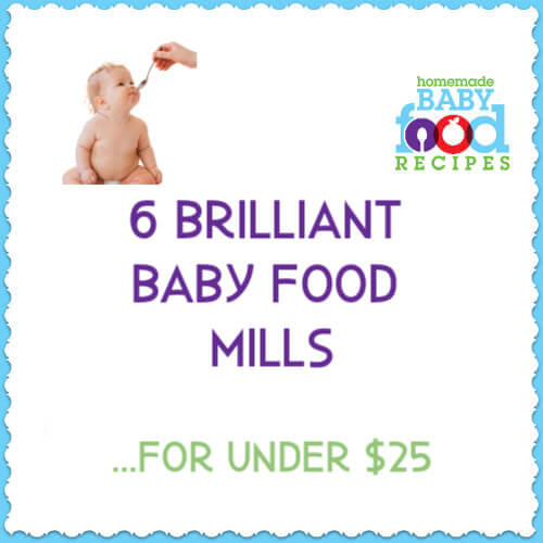 Baby food mills under $25