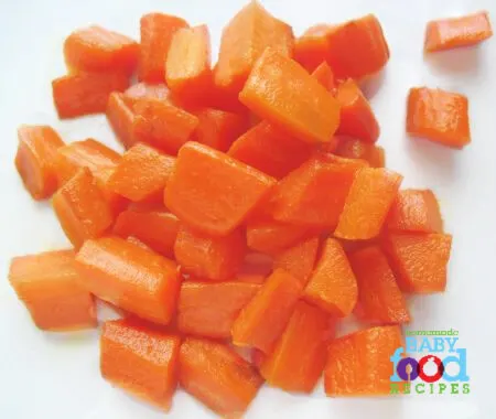 Coconutty carrots baby food recipe