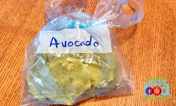 A bag of frozen avocado portions