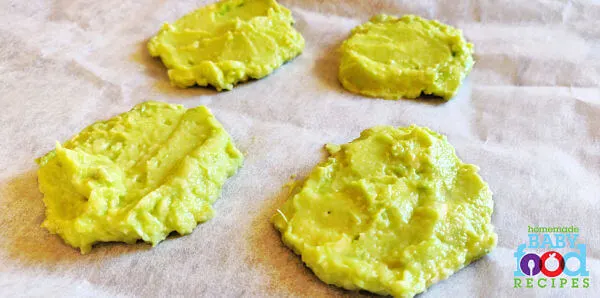 Mashed avocado, ready to be frozen. A great way to store leftover avocado