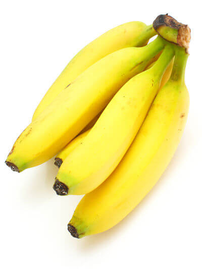 A bunch of bananas - the ideal accompaniment to baby's oatmeal