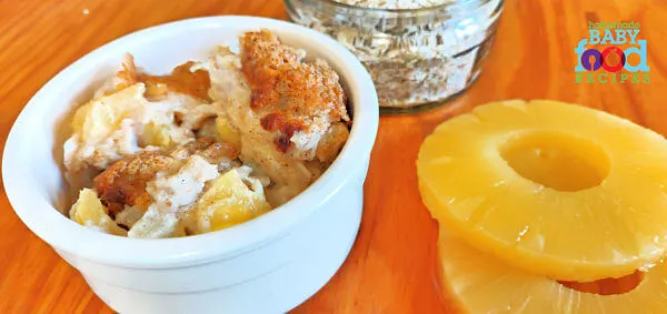 Tropical Baked Oatmeal for Baby