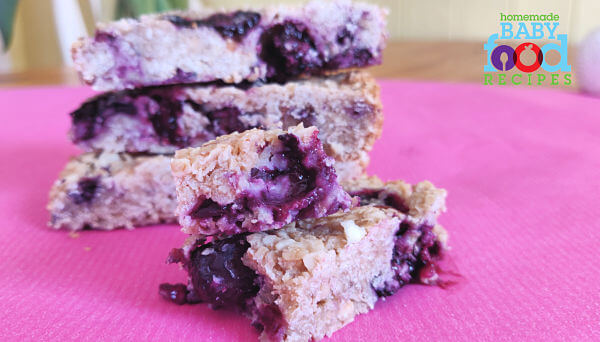 Baby's Blueberry Breakfast Bars