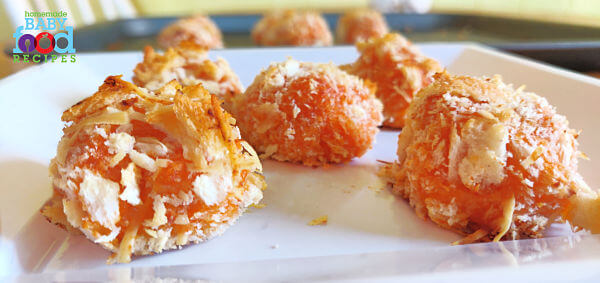 Baked Cheesy Sweet Potato Balls