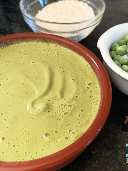 Baby's Pea and Coconut Soup